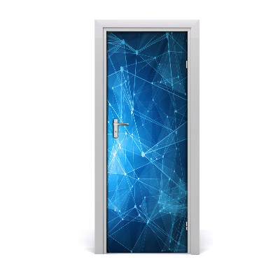 Autocollant porte Constellation minimaliste