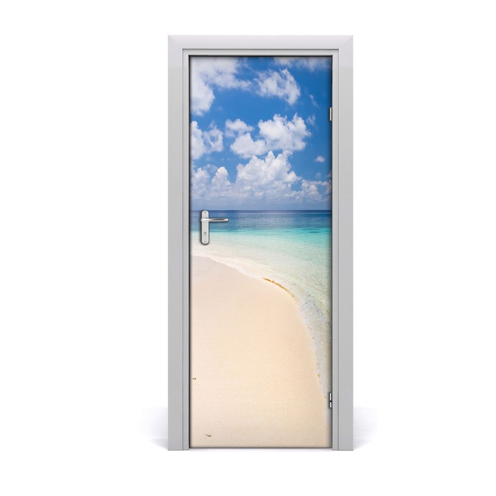 Poster porte Plage océan été