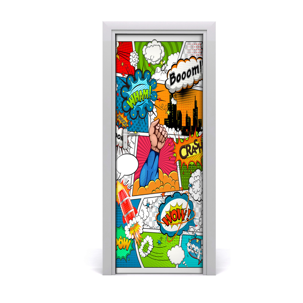 Poster porte Bande dessinée