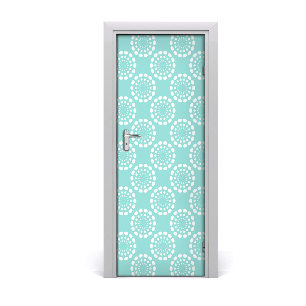 Sticker de porte Fond géométrique bleu