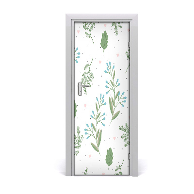 Papier peint porte Feuilles en forme de coeur