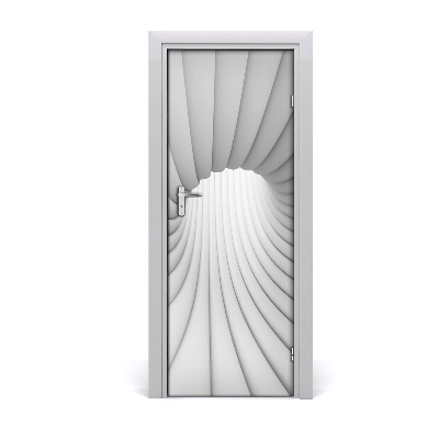 Sticker de porte Abstraction tunnel