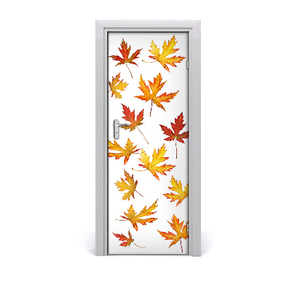 Poster porte Feuilles d'automne