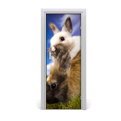 Sticker porte Lapin