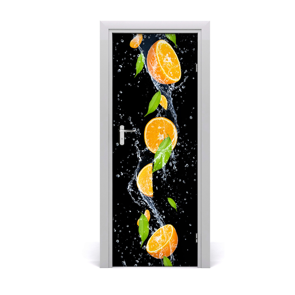 Décoration porte intérieur Eau d'orange