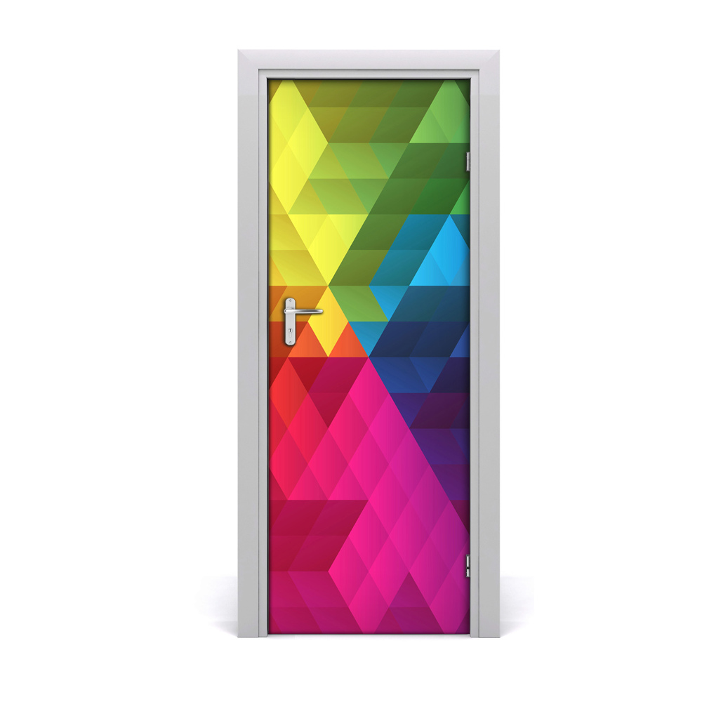 Poster porte Fond coloré