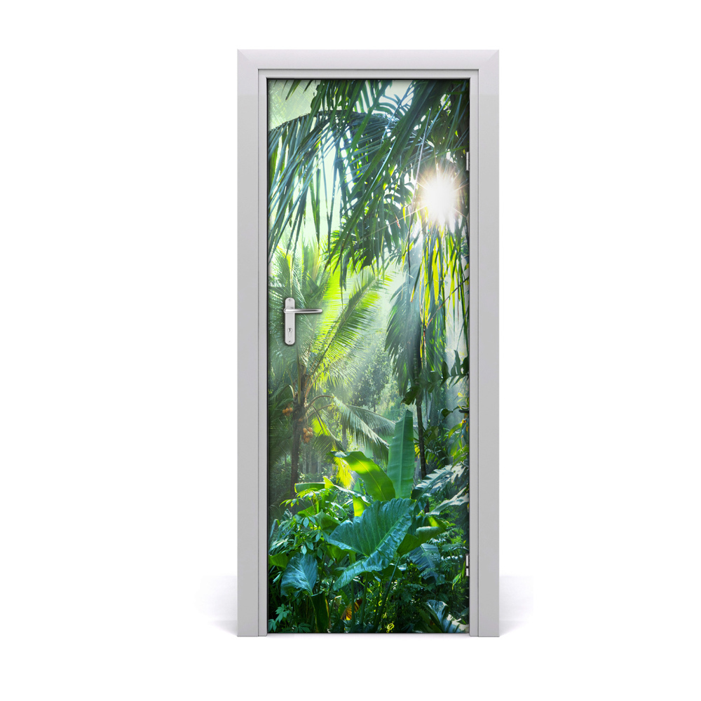 Décoration porte Jungle