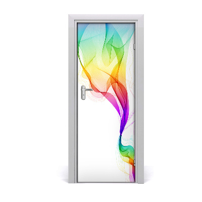 Sticker de porte Abstraction colorée