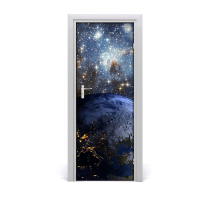 Sticker de porte Étoiles de la planète Terre