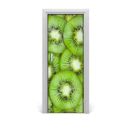 Décoration porte intérieur Tranches de kiwi