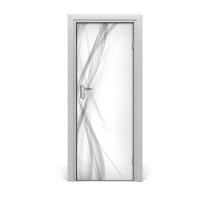 Poster porte Vagues grises