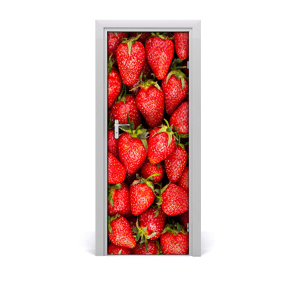 Autocollant porte Fraises d'été