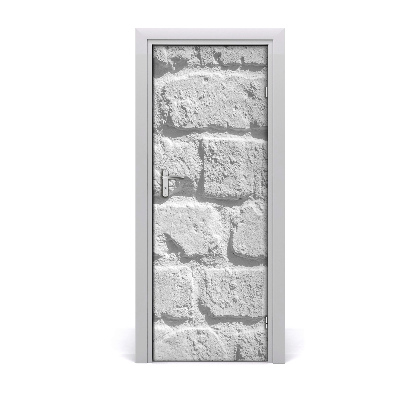 Décoration porte intérieur Mur de briques en gros plan