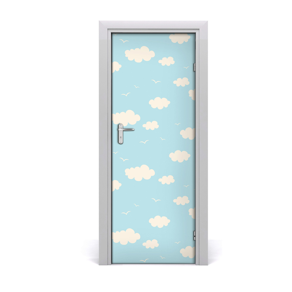 Papier peint porte Nuages