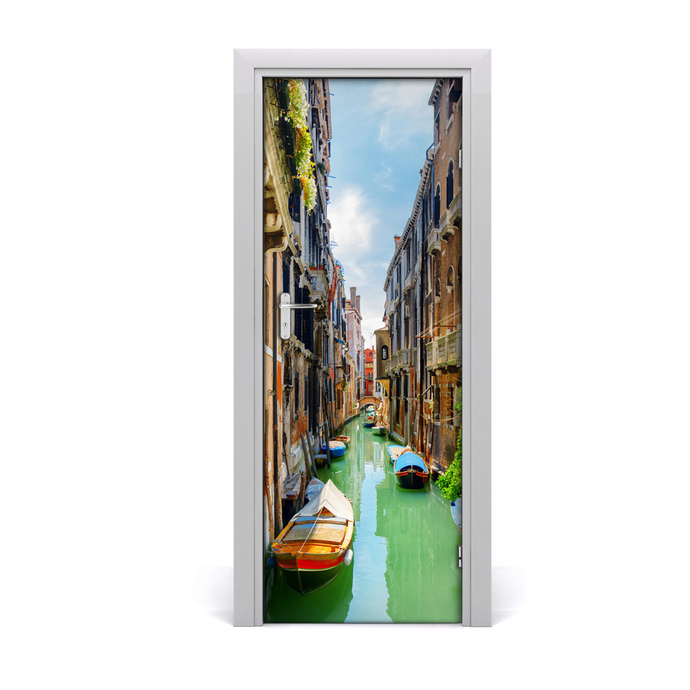 Sticker de porte Canal de Venise Italie