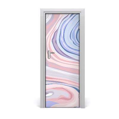 Autocollant porte Vagues de poudre