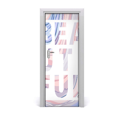 Papier peint porte Beauté