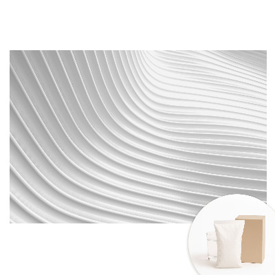 Papier peint intissé Structure minimaliste aux lignes ondulées
