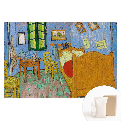 Papier peint intissé Chambre rustique avec meubles en bois