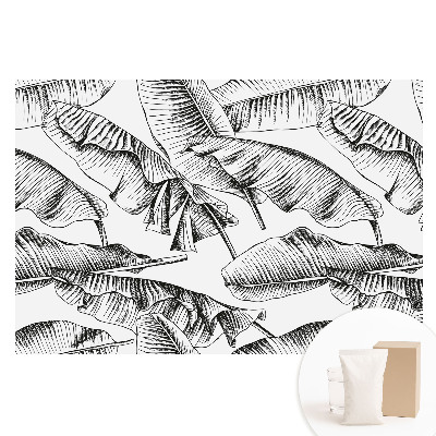Papier peint photo sur intissé motif feuilles de bananier classiques