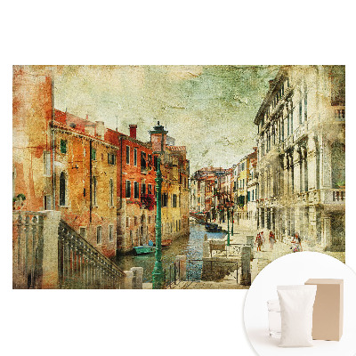 Papier peint photo imprimé sur tissu non tissé rues charmantes empreintes de nostalgie