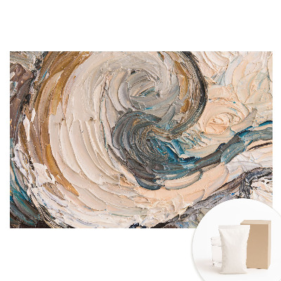 Papier peint intissé imprimé Une mosaïque abstraite de couleurs et de tourbillons
