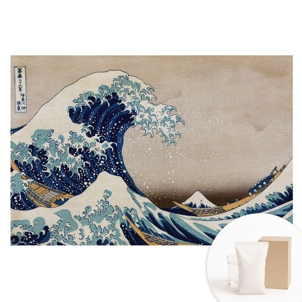 Papier peint photo grand format pour le mur vague de style classique