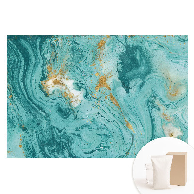 Papier peint photo sur tissu non tissé Motifs abstraits turquoise, élégance des couleurs