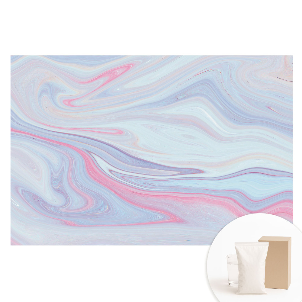Papier peint photographique intissé abstraction pastel harmonie dynamique
