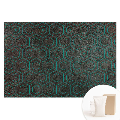 Papier peint photo sur tissu non tissé Motifs hexagonaux style moderne