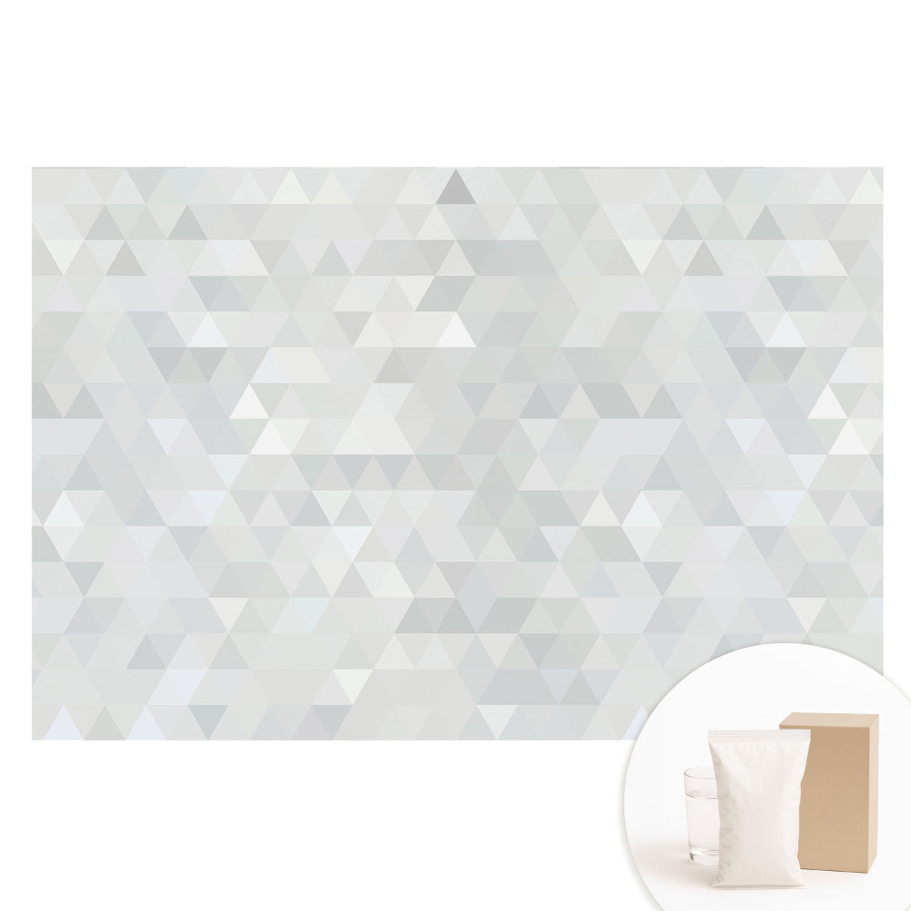 Papier peint photo grand format pour le mur Triangles géométriques dans des tons de gris