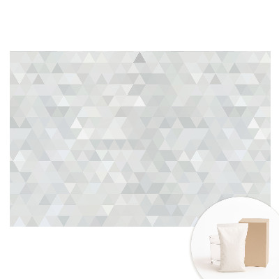 Papier peint photo grand format à motif de triangles géométriques dans des tons de gris