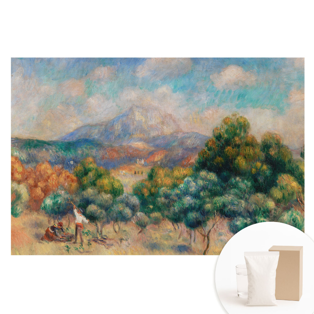 Papier peint photo sur tissu non tissé Paysage coloré de montagnes