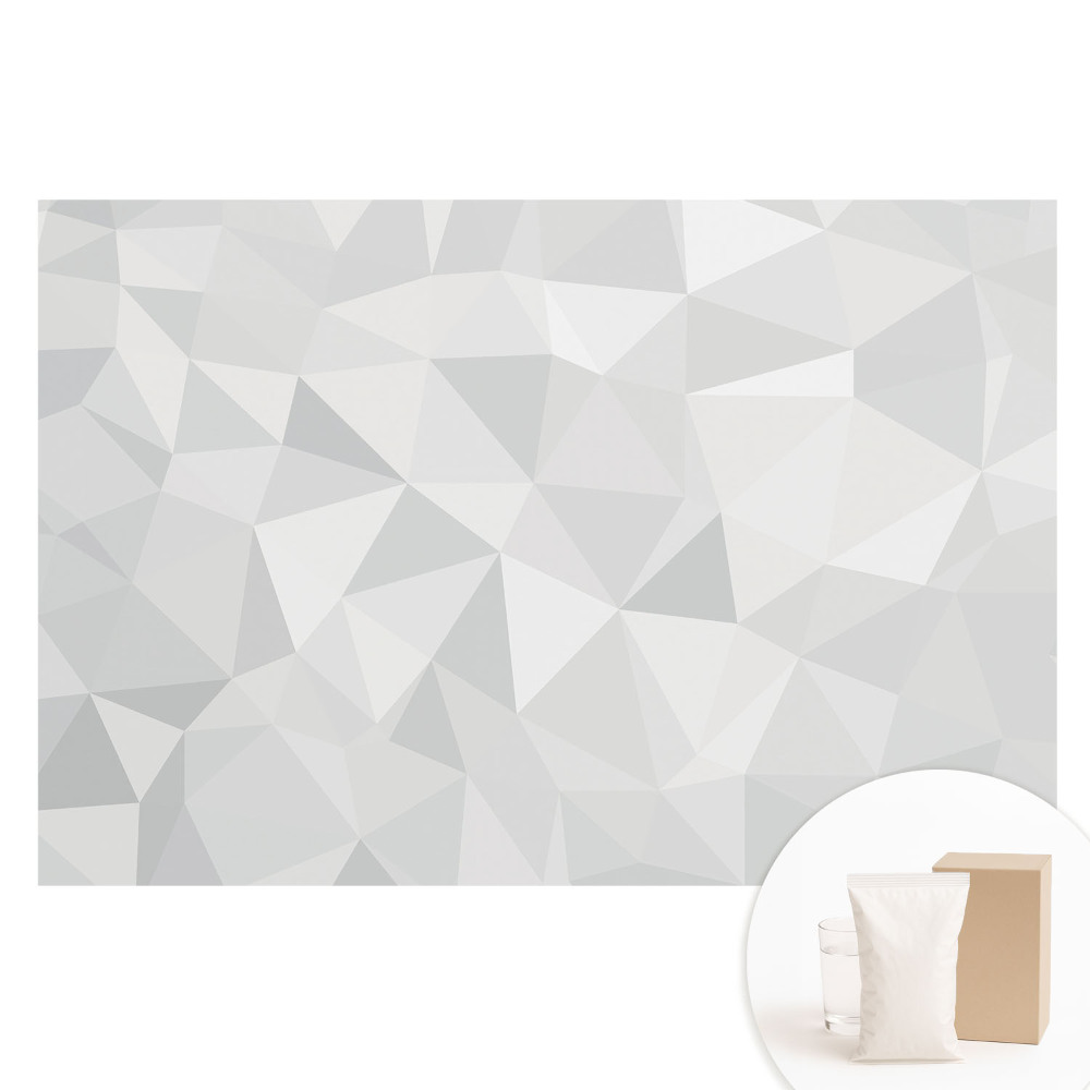 Papier peint intissé géométrique gris