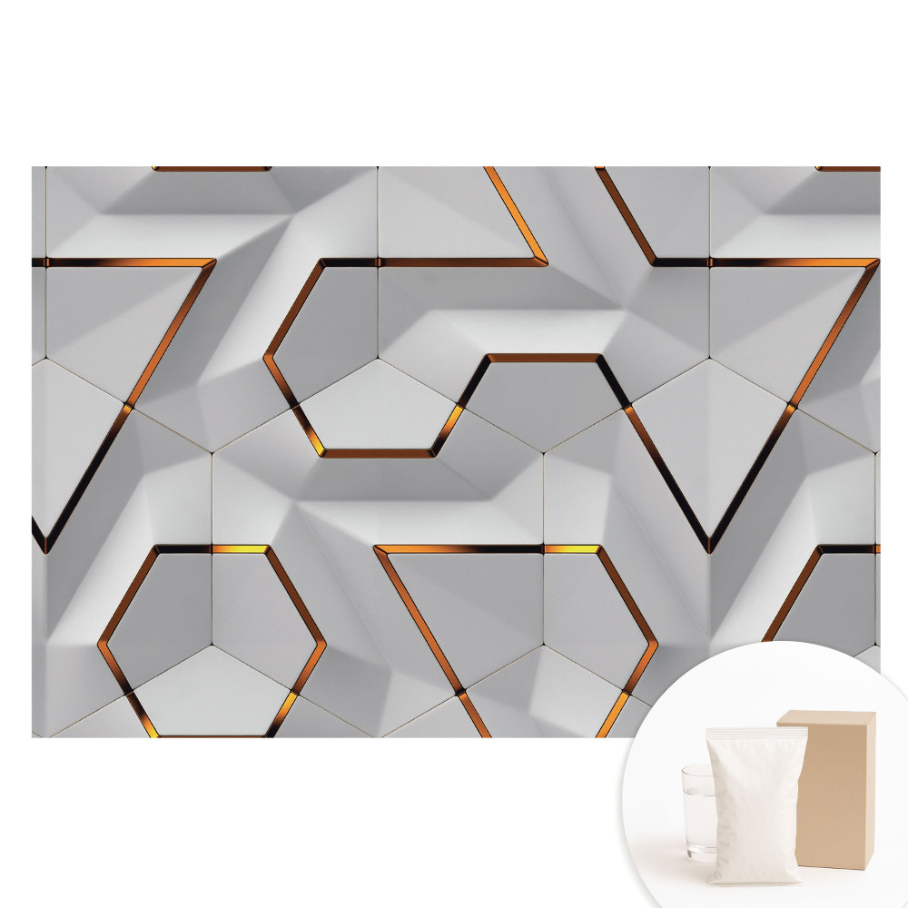 Papier peint intissé à motif géométrique moderne