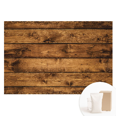 Papier peint photographique intissé Planches de bois rustiques en harmonie