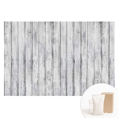 Papier peint panoramique en intissé motif bois rustique à grain subtil