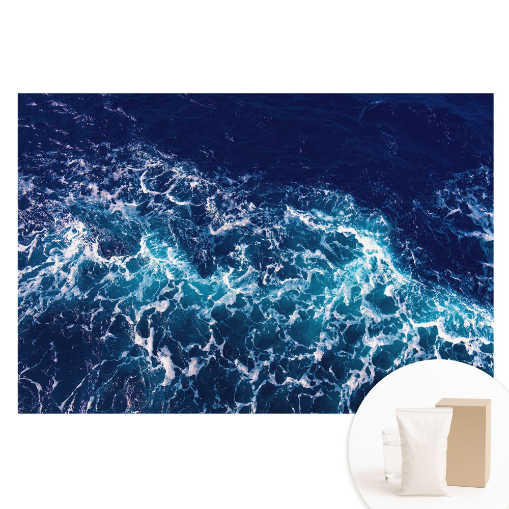 Papier peint panoramique intissé Vagues océaniques énergiques