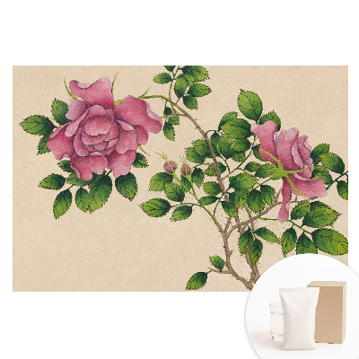 Papier peint intissé La beauté des roses dans un style classique