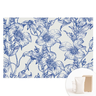 Papier peint intissé à motif floral classique élégant