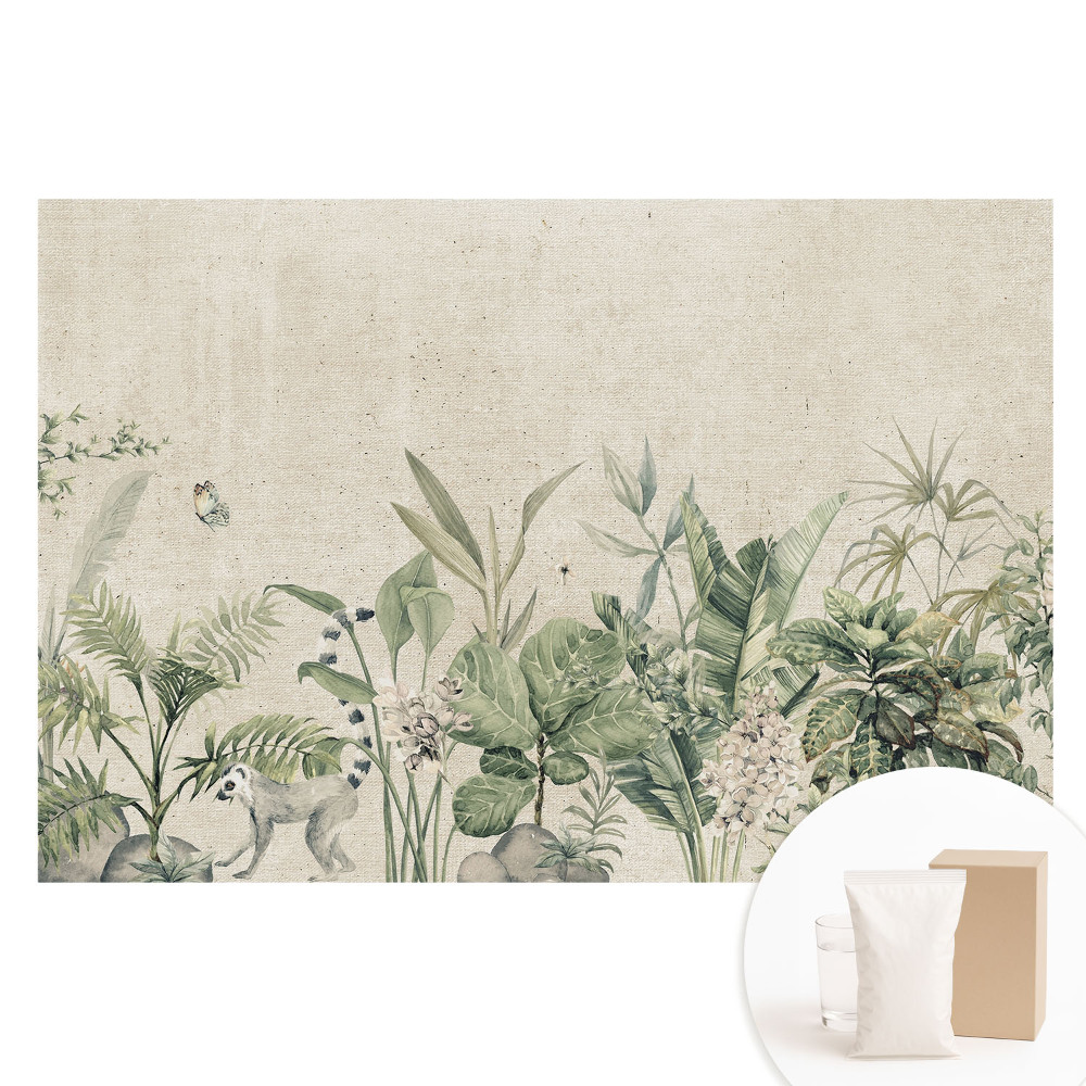 Papier peint panoramique intissé Flore et faune exotiques
