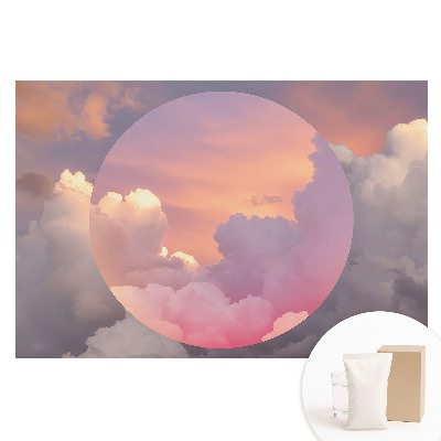 Papier peint intissé Harmonie des nuages ​​pastel