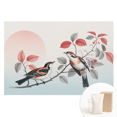 Papier peint photo grand format Oiseaux sur une branche