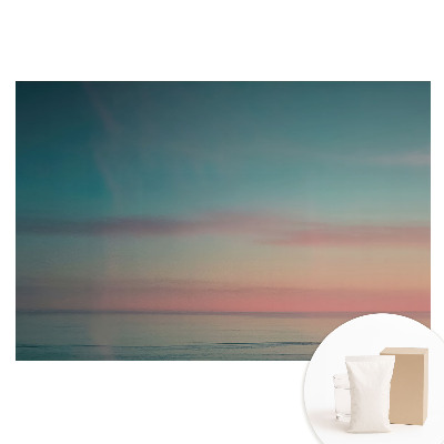 Papier peint panoramique sur intissé motif paysage pastel