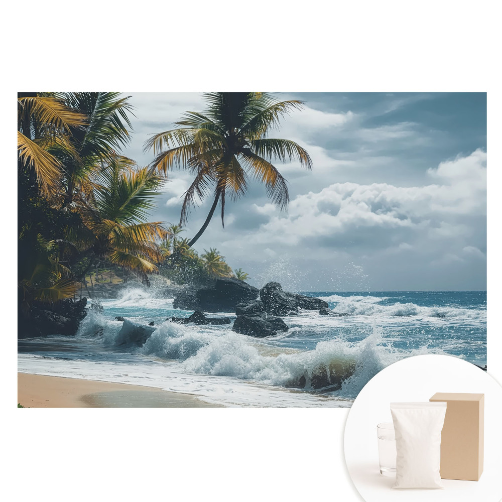 Papier peint photo grand format paysages tropicaux en harmonie