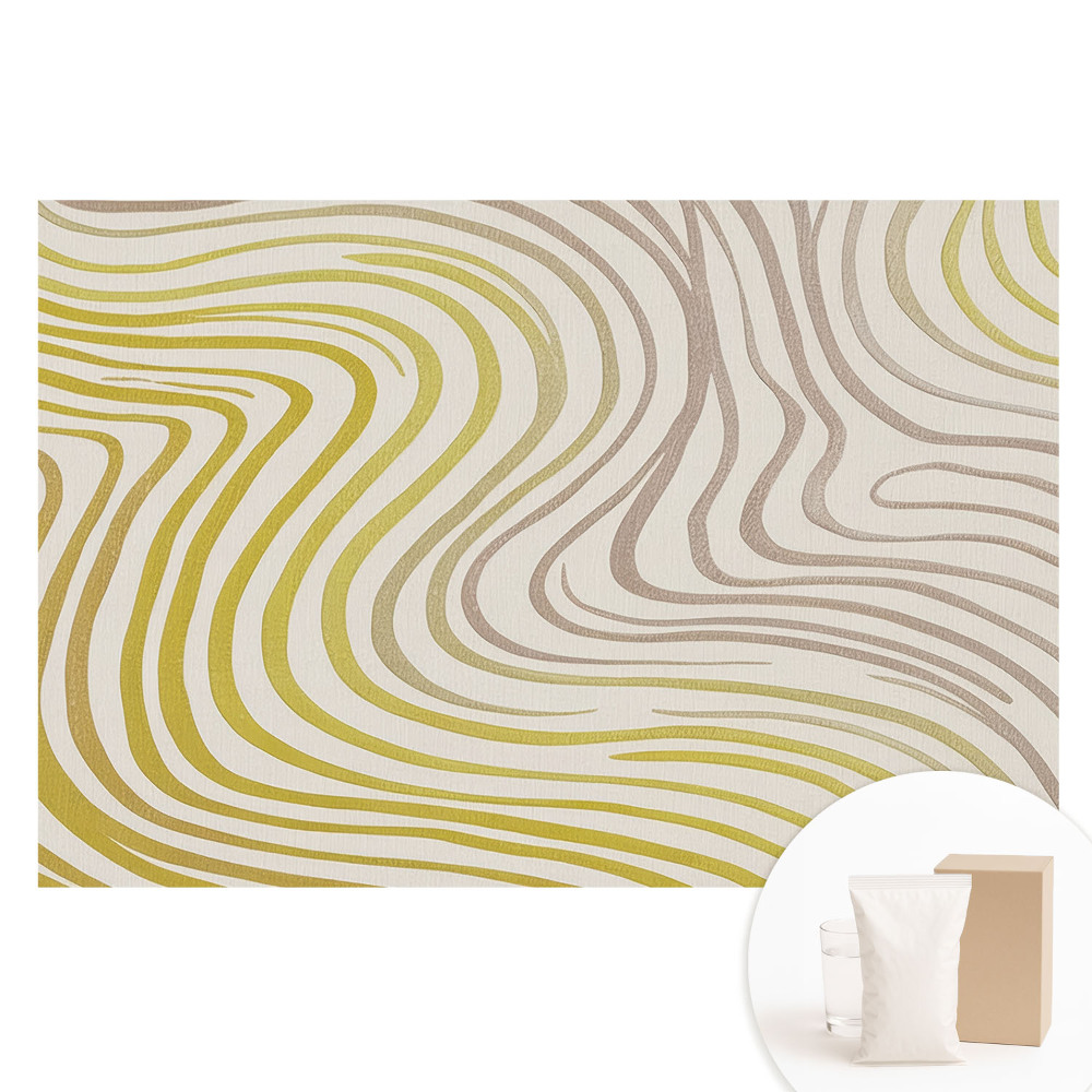 Papier peint intissé à motif de lignes ondulées