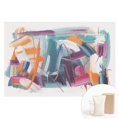 Papier peint photo imprimé sur tissu non tissé Abstraction colorée pleine d'énergie