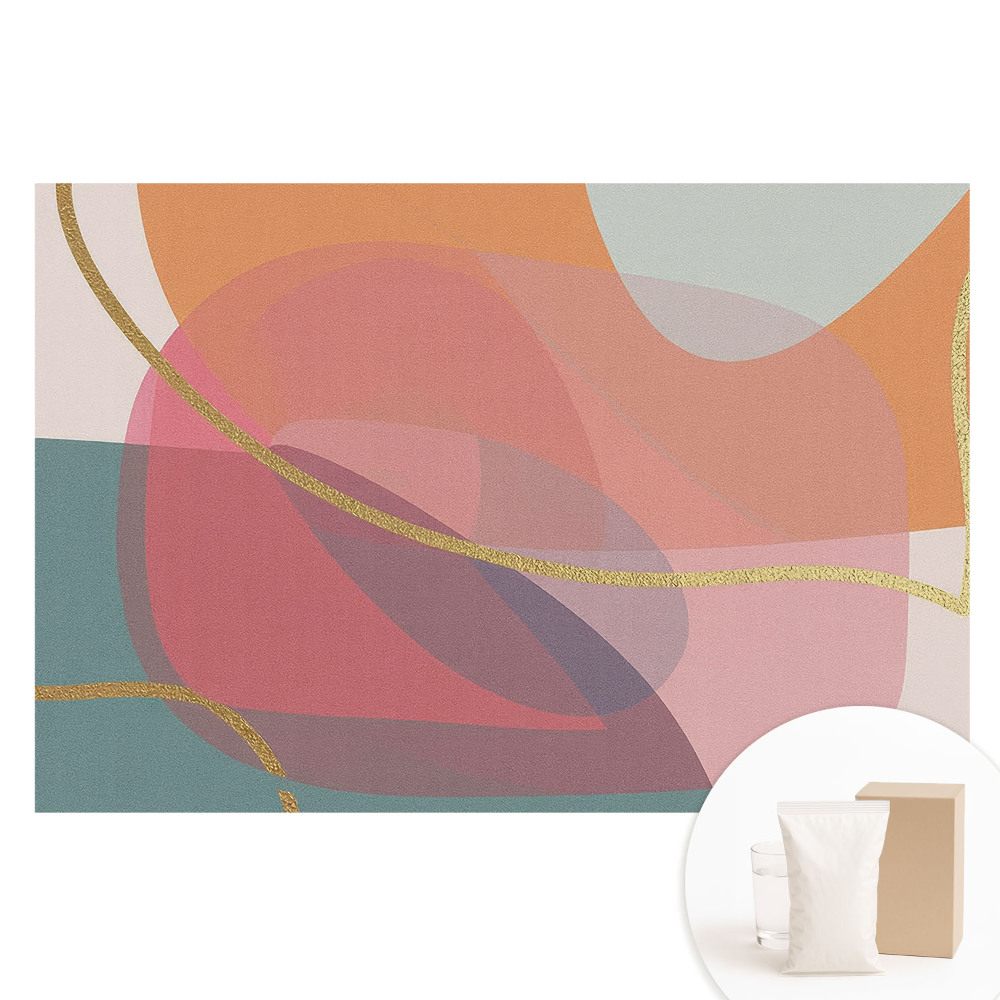 Papier peint photo grand format pour le mur Couleurs chaudes abstraites