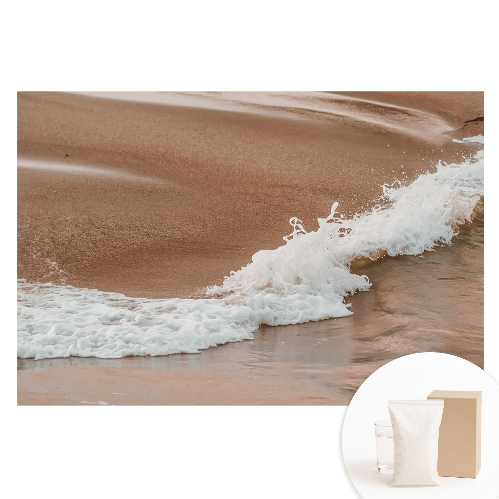Papier peint panoramique intissé Vagues sur la plage