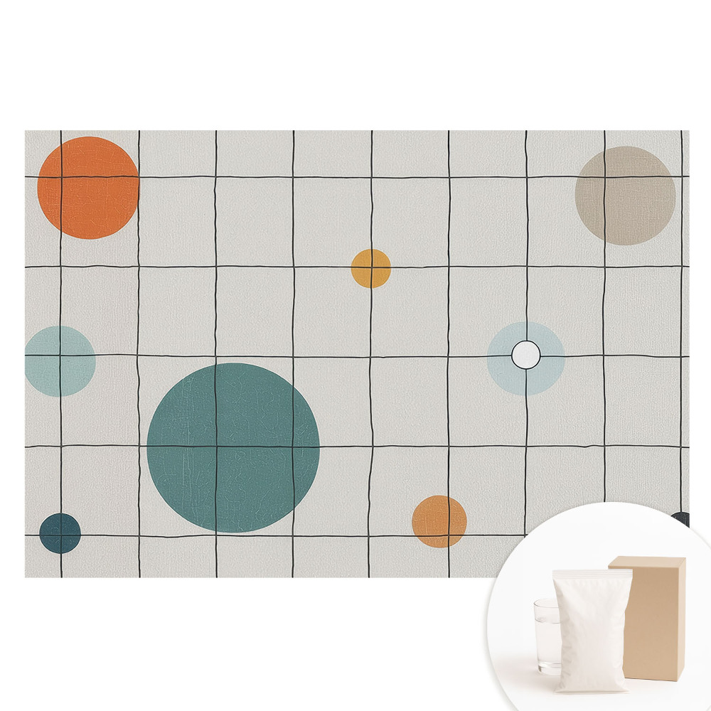 Papier peint intissé à motif géométrique moderne